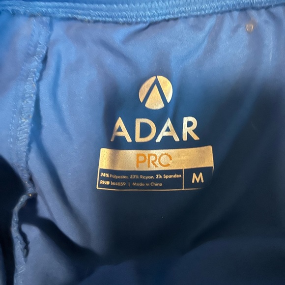 Adar Pro Royal Blue scrub pants, size M. Skinny Leg - Picture 2 of 2